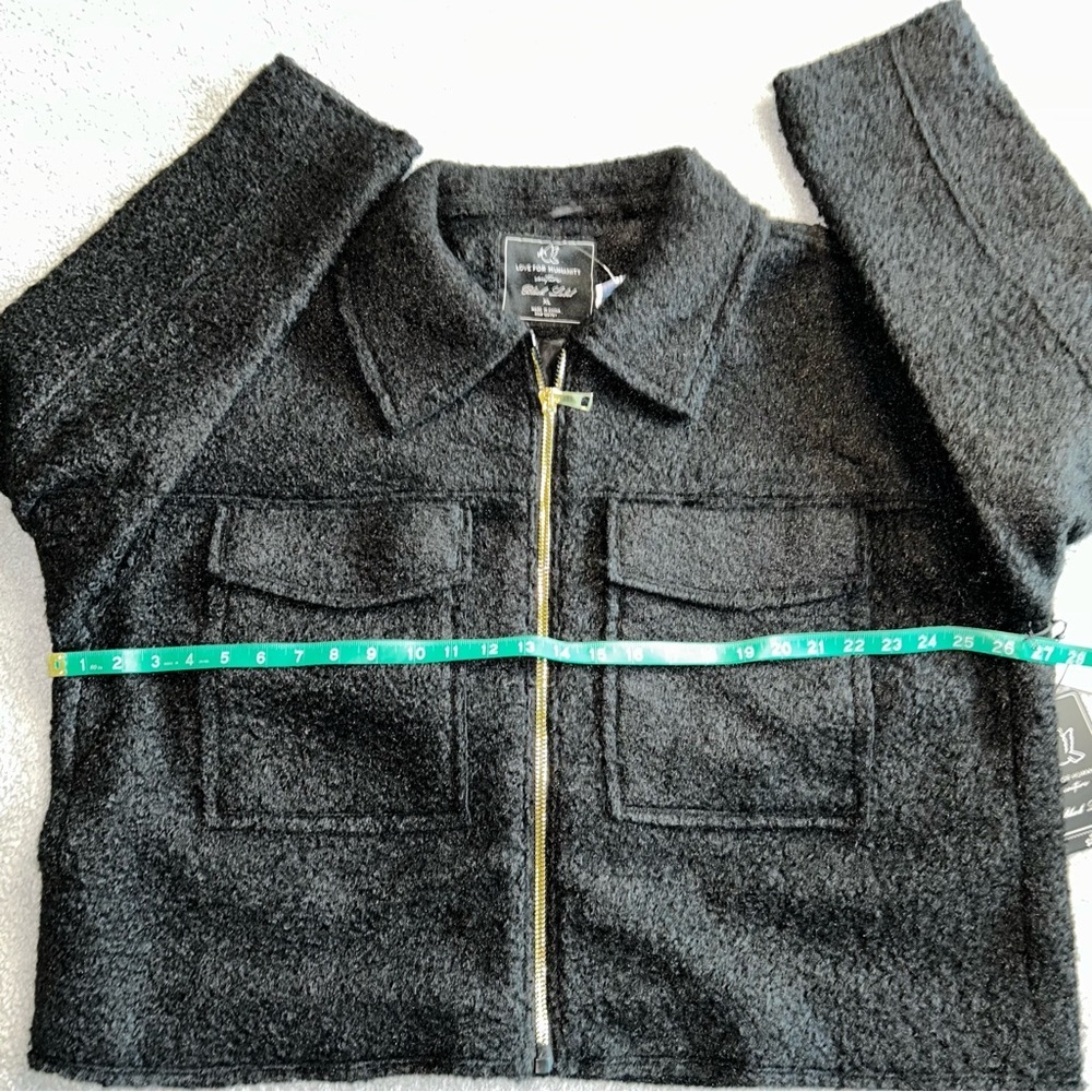 Sioni Women's Black Teddy Jacket - Picture 4 of 7